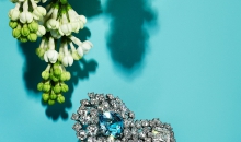 蒂芙尼BLUE BOOK高级珠宝2022 Blue Book铂金镶嵌海蓝宝石及钻石戒指