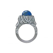 蒂芙尼BLUE BOOK高级珠宝2017 BLUE BOOK蓝宝石及钻石戒指