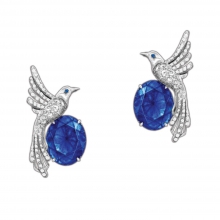 蒂芙尼BLUE BOOK高级珠宝2017 BLUE BOOK坦桑石及钻石耳坠