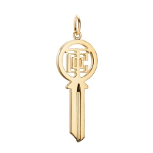蒂芙尼TIFFANY KEYS Modern Keys T&CO.® 圆形镂空钥匙吊坠
