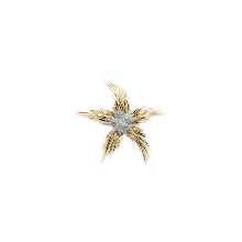 蒂芙尼SCHLUMBERGER™高级珠宝18K黄金镶钻火焰造型胸针