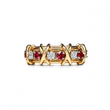 蒂芙尼SCHLUMBERGER™高级珠宝红宝石及钻石戒指