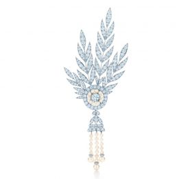 蒂芙尼BLUE BOOK高级珠宝Savoy钻石可拆卸胸针 胸针
