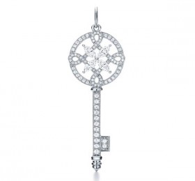 蒂芙尼TIFFANY KEYS Tiffany Victoria™圆形 钥匙吊坠 项链