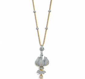 蒂芙尼SCHLUMBERGER™高级珠宝花朵造型吊坠 项链