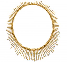 蒂芙尼史隆伯杰系列高级珠宝史隆伯杰流苏造型项链 项链