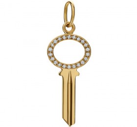 蒂芙尼 Modern Keys 椭圆形镂空钥匙吊坠 吊坠