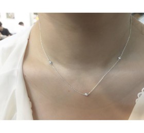 蒂芙尼ELSA PERETTI DIAMONDS BY THE YARD™ 项链实拍图