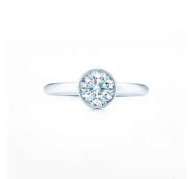 蒂芙尼 Tiffany Bezet™圆形切割 戒指