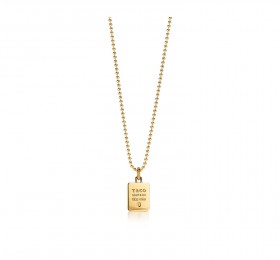 蒂芙尼TIFFANY VICTORIA Makers 系列 18K 黄金方形吊饰项链，61.0 厘米 项链