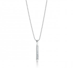 蒂芙尼TIFFANY 1837系列Makers 系列纯银条形吊饰项链，61.0 厘米 项链
