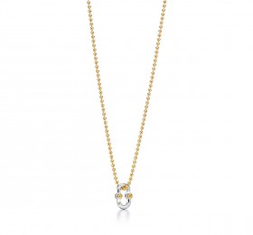蒂芙尼TIFFANY 1837系列Makers 系列 18K 黄金和纯银夹式项链，61.0 厘米 项链