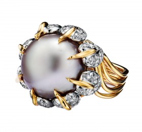蒂芙尼SCHLUMBERGER™高级珠宝花瓣造型戒指 戒指