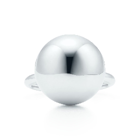 蒂芙尼TIFFANY HARD WEAR 15.75毫米纯银球形戒指