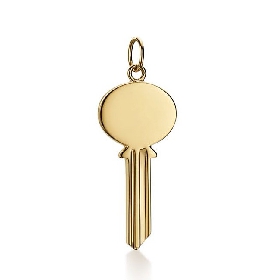 蒂芙尼TIFFANY KEYS Modern Keys 椭圆形钥匙 吊坠