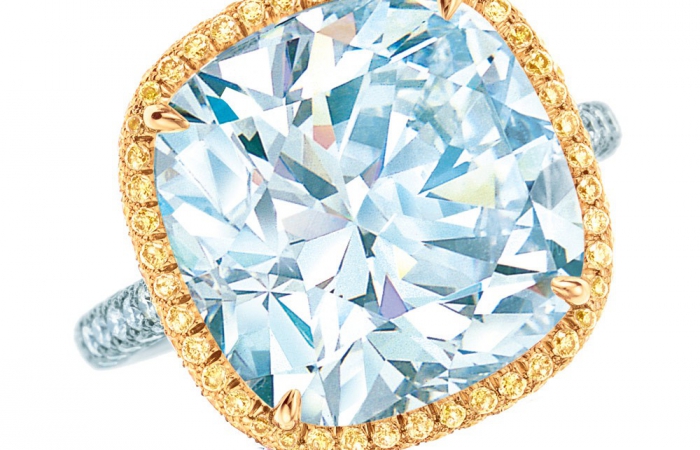蒂芙尼BLUE BOOK高级珠宝钻石戒指