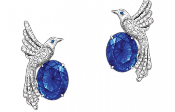 蒂芙尼BLUE BOOK高级珠宝2017 BLUE BOOK坦桑石及钻石耳坠