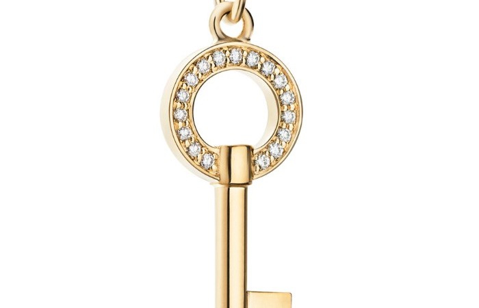 蒂芙尼TIFFANY KEYS Modern Keys 圆形镂空钥匙吊坠
