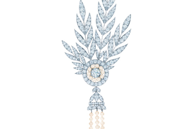 蒂芙尼BLUE BOOK高级珠宝Savoy钻石可拆卸胸针