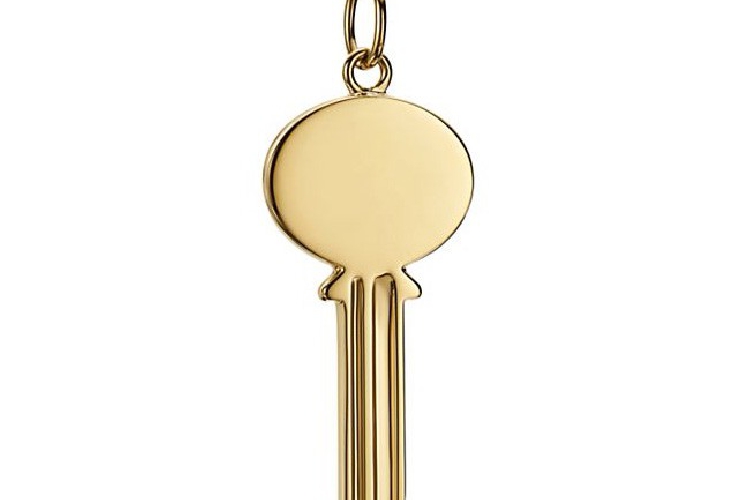 蒂芙尼TIFFANY KEYS Modern Keys 椭圆形钥匙 吊坠