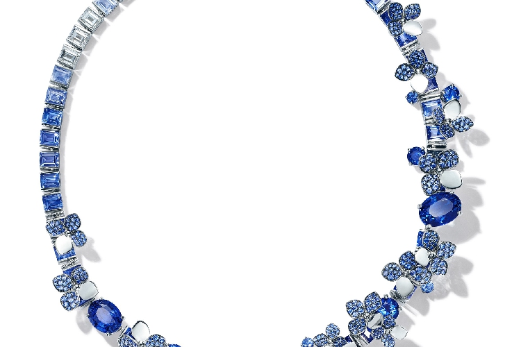 蒂芙尼BLUE BOOK高级珠宝2018 BLUE BOOK绣球花造型项链