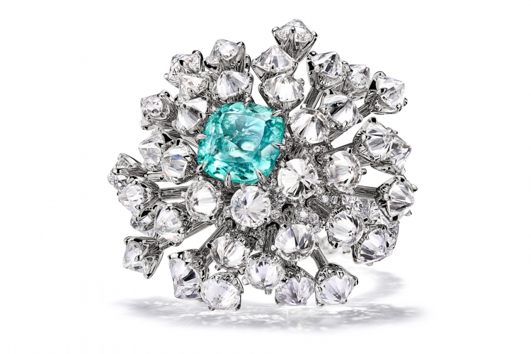 蒂芙尼BLUE BOOK高级珠宝2023 BLUE BOOK铂金镶嵌钻石戒指