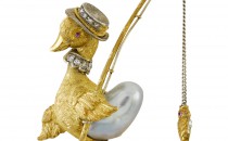 梵克雅宝Fishing Duck胸针(FishingDuck胸针FishingDuck胸针)胸针