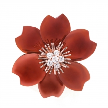 梵克雅宝花朵系列Rose de Noël VCARA54000