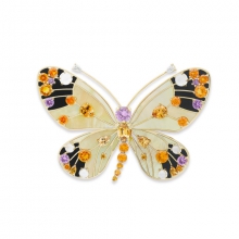梵克雅寶標志系列BUTTERFLIES Lycaena Butterfly胸針