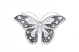 梵克雅宝标志系列BUTTERFLIES Nacre Butterfly胸针
