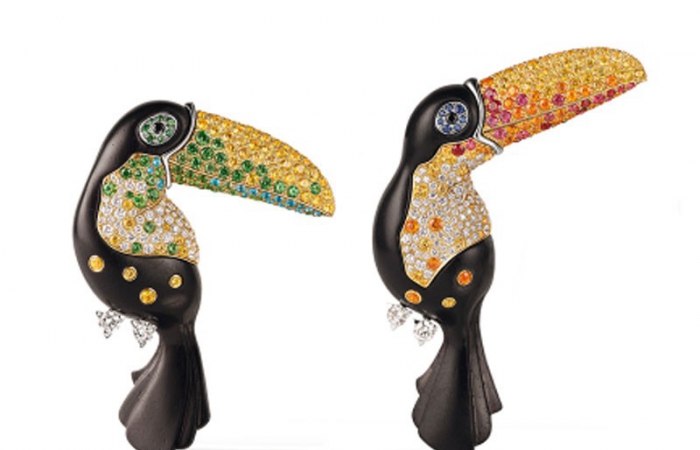 梵克雅宝主题系列L’ARCHE DE NOE RACONTEE PAR VAN CLEEF & ARPELS toucans胸针
