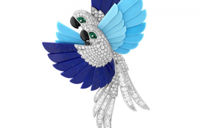 梵克雅宝主题系列L’ARCHE DE NOE RACONTEE PAR VAN CLEEF & ARPELS Perroquets胸针