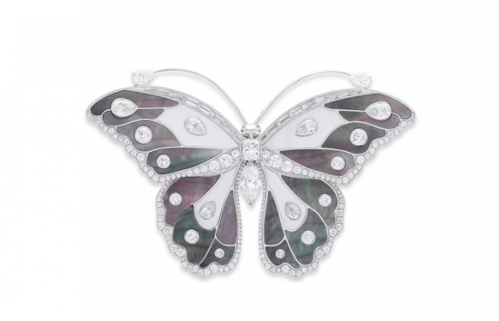 梵克雅宝标志系列BUTTERFLIES Nacre Butterfly胸针