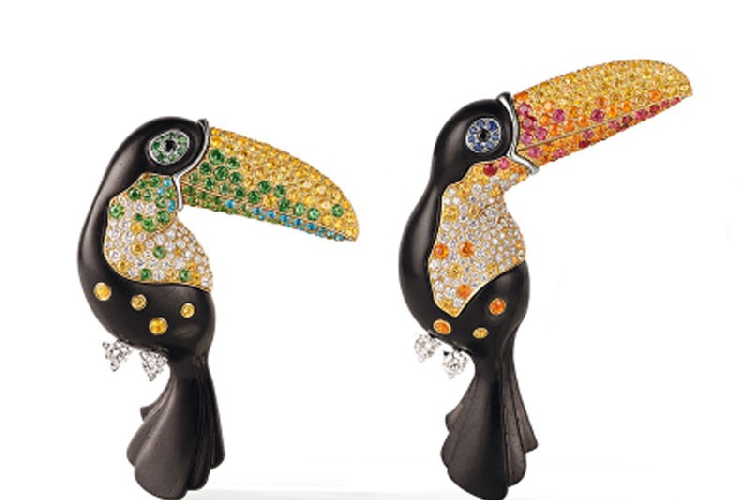梵克雅宝主题系列L’ARCHE DE NOE RACONTEE PAR VAN CLEEF & ARPELS toucans胸针