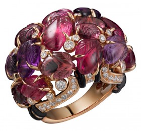 卡地亚珍贵雕刻宝石珠宝镌刻宝石戒指 戒指
