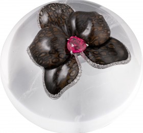 卡地亚Caresse d’Orchidées高级珠宝戒指官方图