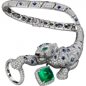 卡地亚NATURE SAUVAGE高级珠宝PANTHÈRE JAILLISSANTE 高级珠宝手镯/戒指