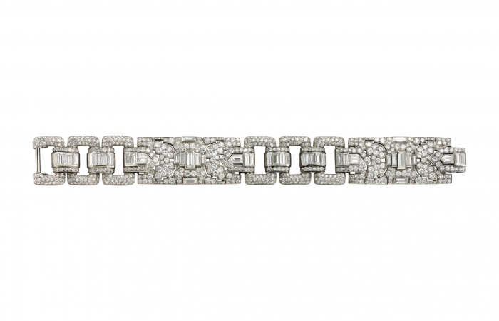 卡地亚古董珍藏系列钻石手链
