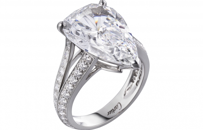 卡地亚高级珠宝系列钻石戒指