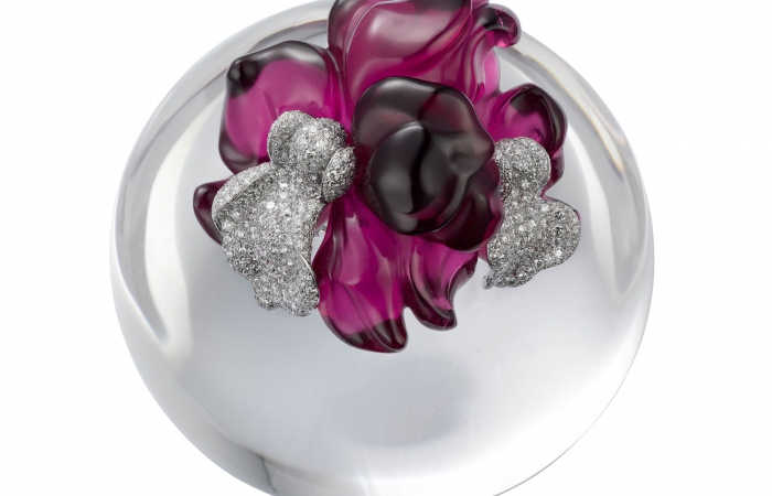 卡地亚Caresse d’Orchidées高级珠宝戒指