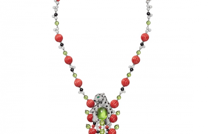 卡地亞LE VOYAGE RECOMMENCé高級珠寶系列PANTHèRE CONFIANTE高級珠寶項鏈