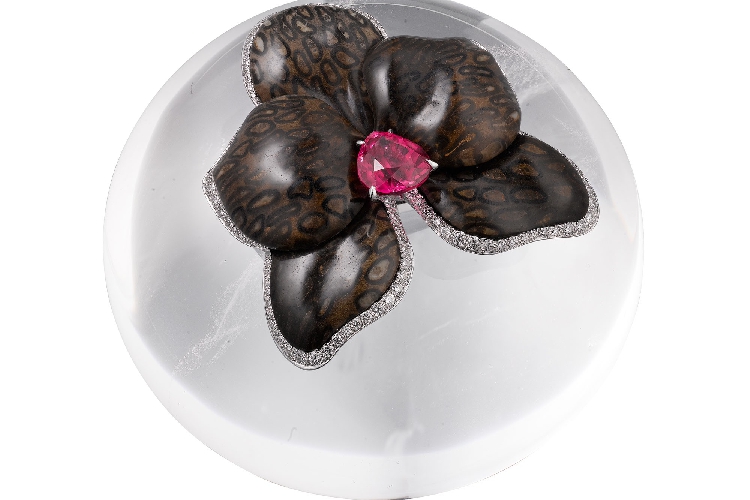 卡地亚Caresse d’Orchidées高级珠宝戒指