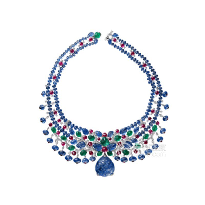 卡地亚COLORATURA高级珠宝系列SAMBHAL水果锦囊风格项链项链