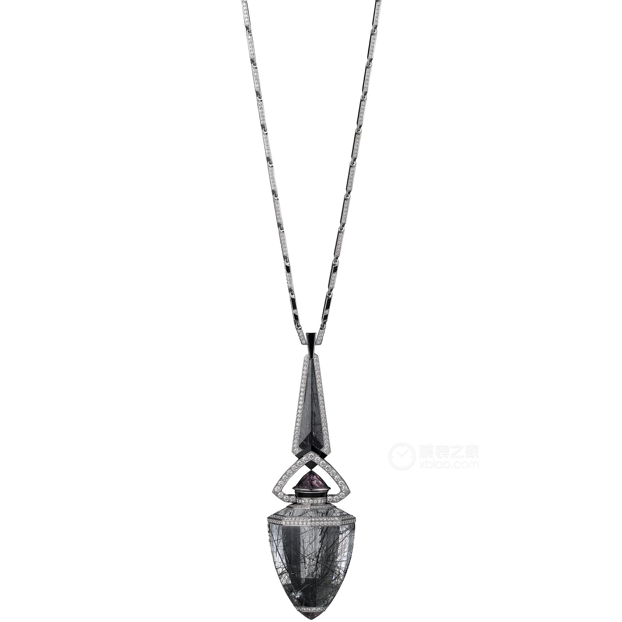 卡地亚COLORATURA高级珠宝系列香水瓶项链项链
