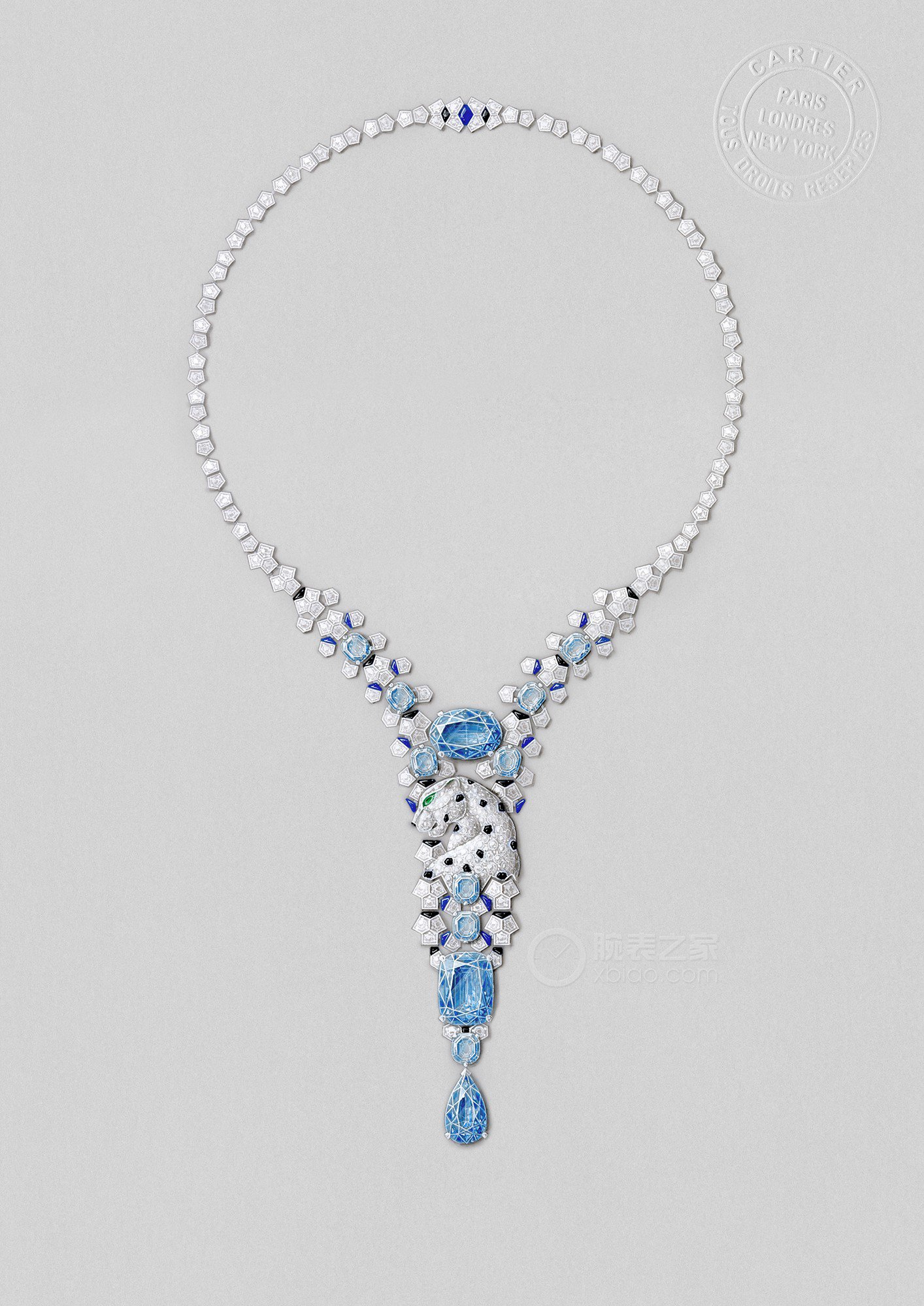 卡地亚LE VOYAGE RECOMMENCÉ高级珠宝系列PANTHERE GIVRÉE高级珠宝项链项链