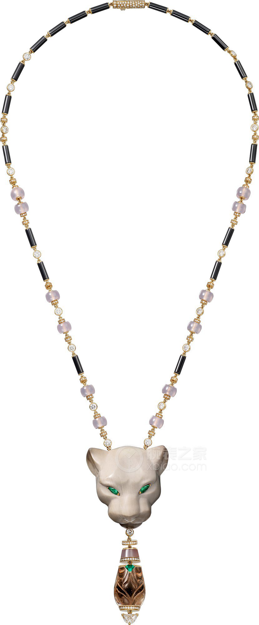 卡地亚LE VOYAGE RECOMMENCÉ高级珠宝系列PANTHÈRE HYPNOSE高级珠宝项链项链