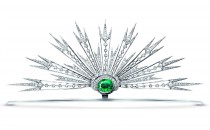 CHAUMET“旭日初升”白鹭羽饰冠冕(“旭日初升”白鹭羽饰冠冕“旭日初升”白鹭羽饰冠冕)发饰