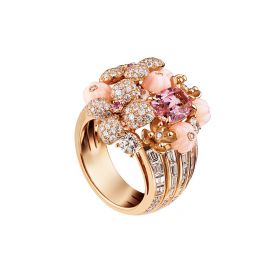 CHAUMET JARDINS花园Hortensia 绣球花“花园”高级珠宝082305 戒指