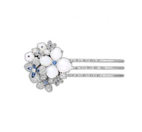 CHAUMET JARDINS花园Hortensia 绣球花“花园”高级珠宝082945 胸针