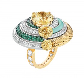 CHAUMET Sous le Soleil幻日耀阳黄金和白金戒指 戒指